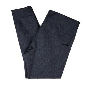 Mondetta Womens Black Blue Side Pocket High Waisted Leggings Size XXL NWT